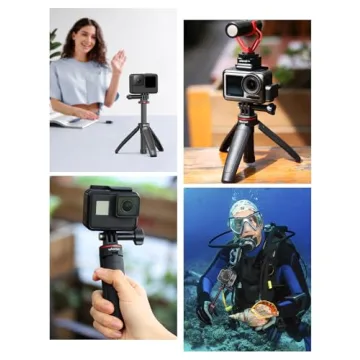Extendable Selfie Stick for Action Camera - Lightweight Tripod
