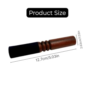 Tibetan Singing Bowl Mallet Suede Wooden Striker Leather Wrapped Meditation Mallet Sound Bowl Stick ...