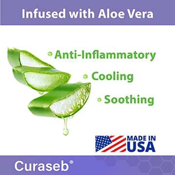 Curaseb Cat and Dog Ear Wipes – Cleans, Deodorizes and Soothes Ear Issues with Soothing Aloe Vera – Vet Strength – 100 Wipes