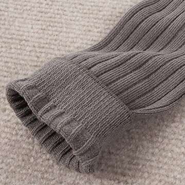Toddler Ribbed Sweater Leggings for Girls 1-3 Years