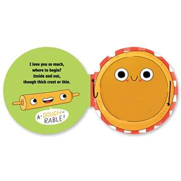 A Pizza My Heart: A Shaped Novelty Board Book for Toddlers - Delish Delights