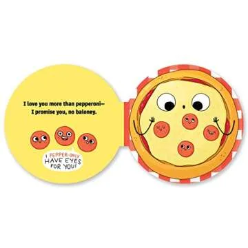 A Pizza My Heart: Fun Shaped Board Book for Toddlers