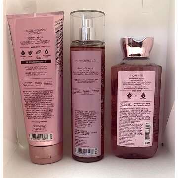 A Thousand Wishes Body Care Set. Shower Gel 10 Fl Oz, Fine Fragrance Mist 8 Fl Oz and Body Cream 8 Fl Oz