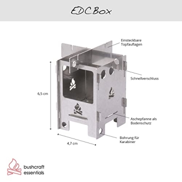 Bushcraft Essentials Outdoor Pocket Micro Stove EDCBox