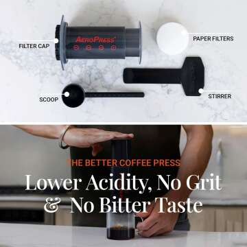 Aeropress Coffee Maker for Espresso Lovers