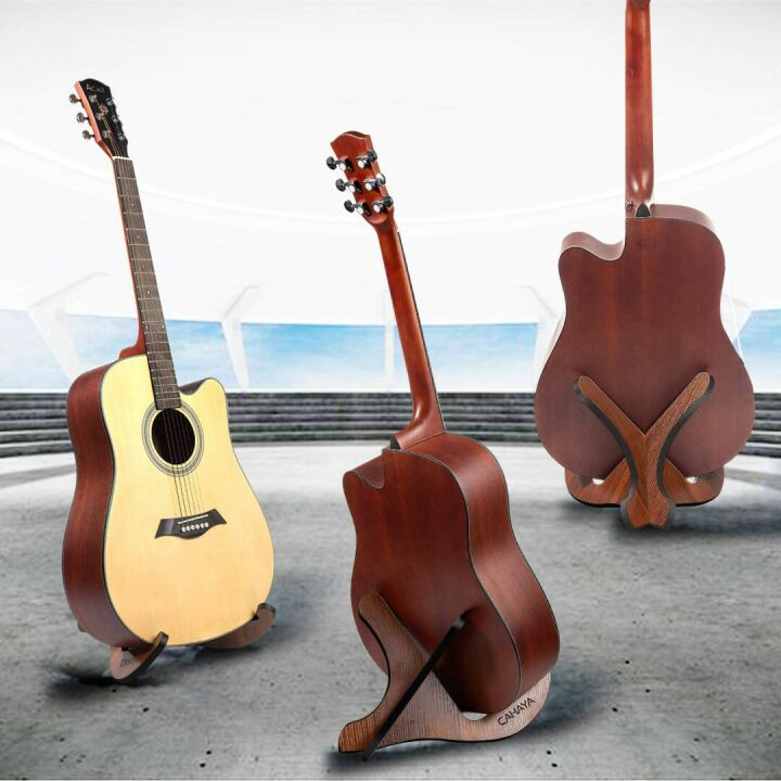 Universal Wooden Guitar Stand - X-Frame Design