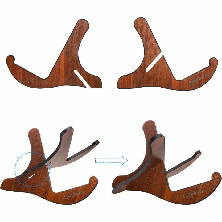 Universal Wooden Guitar Stand - X-Frame Design