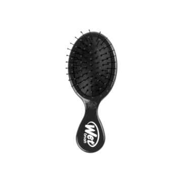 Wet Brush Detangling Brush, Mini Detangler Brush (Black) - Wet & Dry Tangle-Free Hair Brush for Wome...