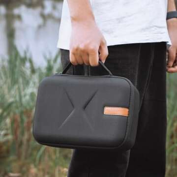 Vandroop Pour Over Coffee Maker Set, ALL in 1 Portable Set- Manual Coffee Grinder with Stainless Steel Conical Burr, Collapsible Silicone Coffee Dripper Set, Coffee Gooseneck Kettle