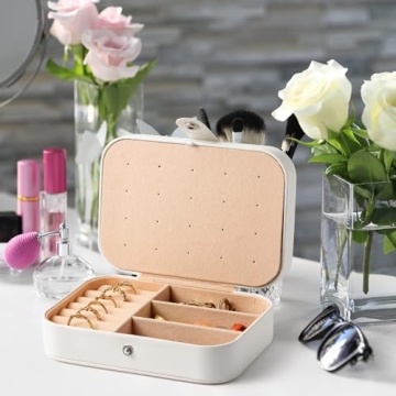 Belanttega MRS Travel Jewelry Box for Brides and Gifts