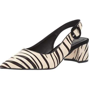 Pelle Moda Autumn 2 Cream/Black Haircalf | Stylish Fall Footwear for Chic Outings