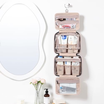 NISHEL Toiletry Bag for Organized Travel and Convenience