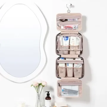 NISHEL Toiletry Bag for Organized Travel and Convenience