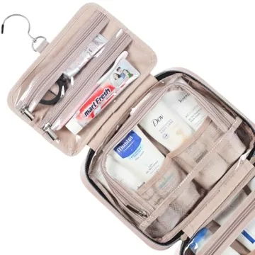 NISHEL Toiletry Bag for Organized Travel and Convenience