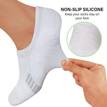 Amutost Women's No Show Socks for Ultimate Comfort