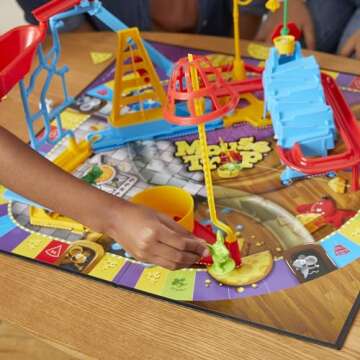 Hasbro Gaming Mouse Trap Kids Board Game, Family Board Games for Kids, Easier Set-Up Than Previous Versions, Kids Games for 2-4 Players, Kids Gifts, Ages 6 and Up