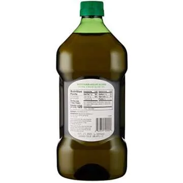Amazon Fresh, Mediterranean Blend Extra Virgin Olive Oil, 3.6 Fl Oz (2L)