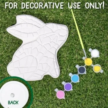 Creative Roots Paint Your Own Bunny Garden Stone for Kids