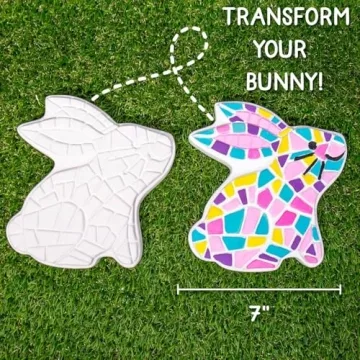 Creative Roots Paint Your Own Bunny Garden Stone for Kids