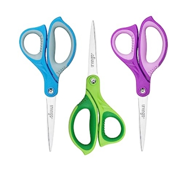 LIVINGO Scissors for School - Sharp Pointed Tip All Purpose Scissors Students Teachers Crafts Middle...