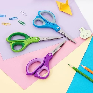 Durable LIVINGO Scissors for School - Sharp & Ergonomic