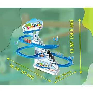 Fun ARSUK Penguin Race Game for Kids with Music and Lights