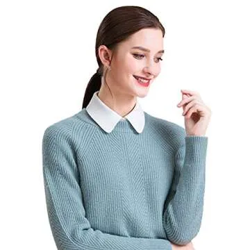 Shinywear Women's Detachable Peter Pan Collar for Versatile Fashion