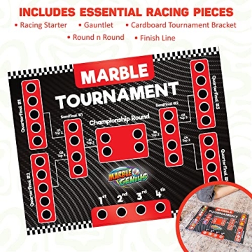 Exciting Marble Genius Racing Set for Kids - 125 Pieces