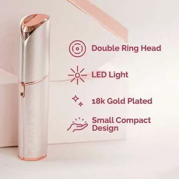 Flawless Facial Hair Remover for Women - Rose Gold