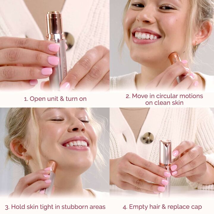Flawless Facial Hair Remover for Women - Rose Gold