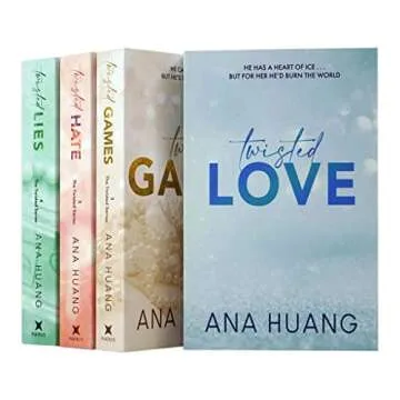 4 Books Twisted Series by Ana: Twisted Love, Games, Hate & Lies