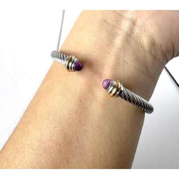 Jeolory Adjustable Twist Charm Bracelet for Unique Style and Comfort