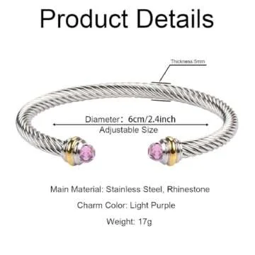 Stylish Jeolory Adjustable Charm Bracelet for Men and Women