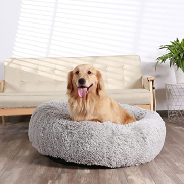 HACHIKITTY Donut Bed for Medium Large Dogs and Cats