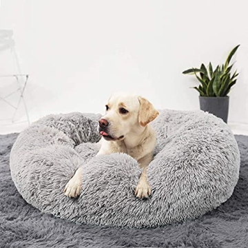 HACHIKITTY Donut Bed for Medium Large Dogs and Cats