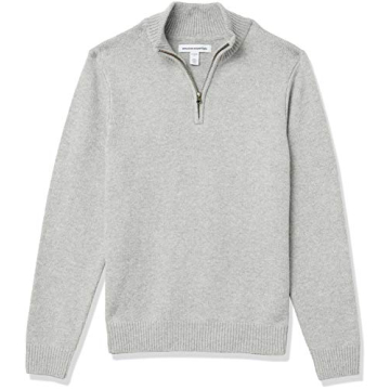 Amazon Essentials Men's Long-Sleeve Soft Touch Quarter-Zip Sweater for Ultimate Comfort
