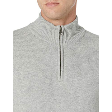 Men's Stylish Comfort Quarter-Zip Sweater - Amazon Essentials