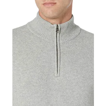 Men's Stylish Comfort Quarter-Zip Sweater - Amazon Essentials