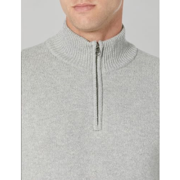 Men's Stylish Comfort Quarter-Zip Sweater - Amazon Essentials