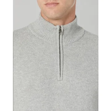 Men's Stylish Comfort Quarter-Zip Sweater - Amazon Essentials