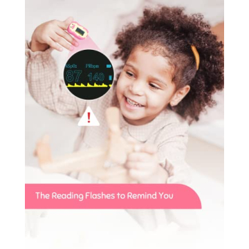 Vibeat Kids Pulse Oximeter - Easy Monitor for Ages 2-12