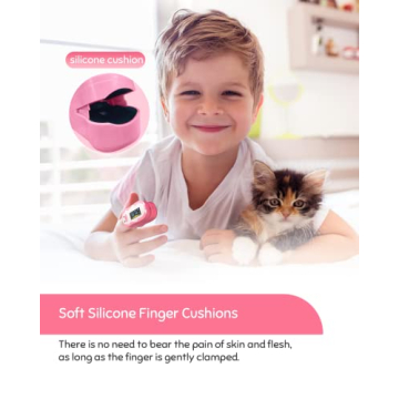 Vibeat Kids Pulse Oximeter - Easy Monitor for Ages 2-12