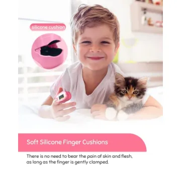 Vibeat Kids Pulse Oximeter - Easy Monitor for Ages 2-12