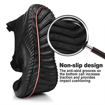 Feethit Slip On Running Shoes Lightweight Stylish Sneakers