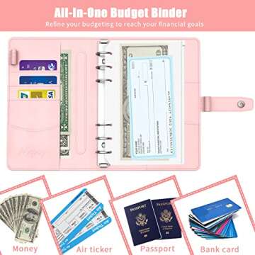 NXPOY Budget Binder with Cash Envelopes for Effective Saving