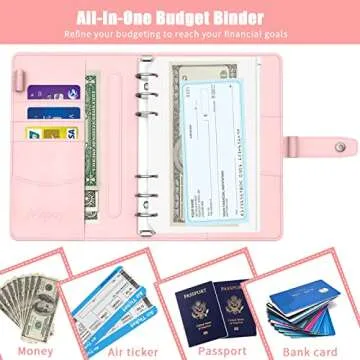 NXPOY Budget Binder with Cash Envelopes for Effective Saving