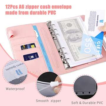 NXPOY Budget Binder with Cash Envelopes for Effective Saving
