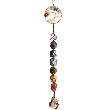 7 Chakras Healing Crystals Tree of Life Decoration