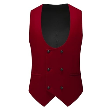 KUDORO Velvet Men's 3 Piece Suit for Any Occasion