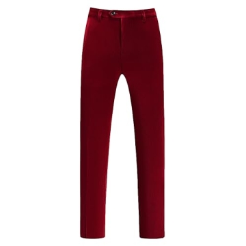 KUDORO Velvet Men's 3 Piece Suit for Any Occasion